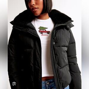 Abercrombie A&F Elevated Mini Puffer